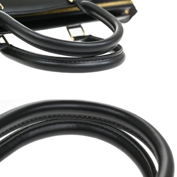 LOUIS VUITTON LV Logo Riviera Hand Bag Epi Leather Black France - Picture 10 of 16